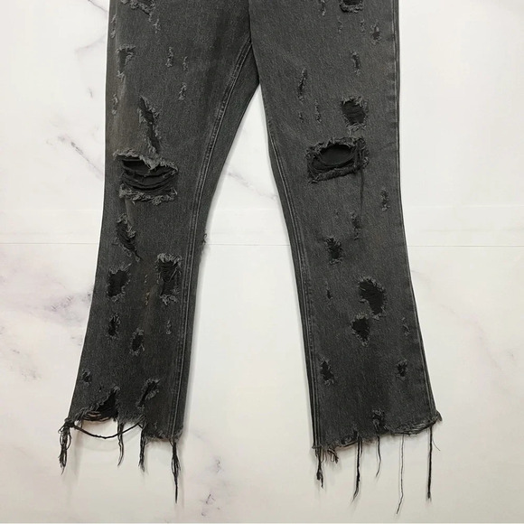 Denim x Alexander Wang Grind Grey Scratch Jeans - Picture 5 of 13